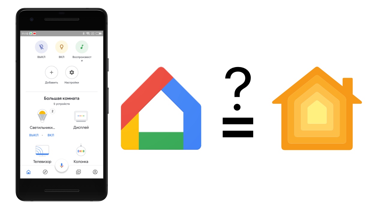 Приложение Google Home – центр управления умным домом